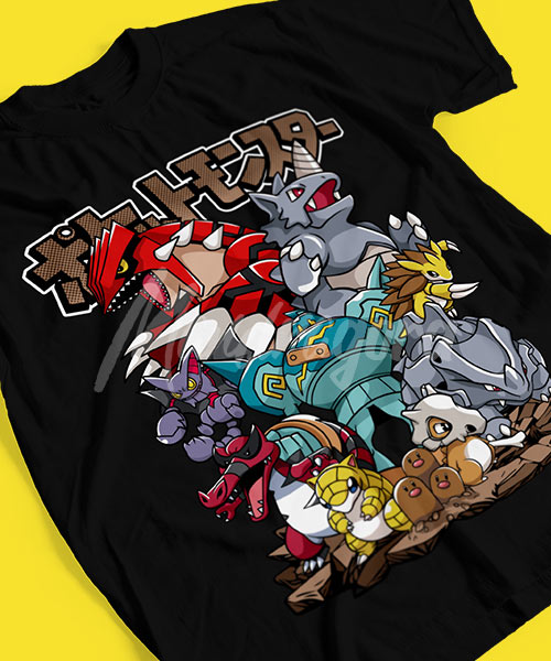 Pokemon-Generaciones-Tipo-Tierra-Tshirt