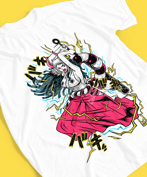 One-Piece-Yamato-en-Batalla-Tshirt-white