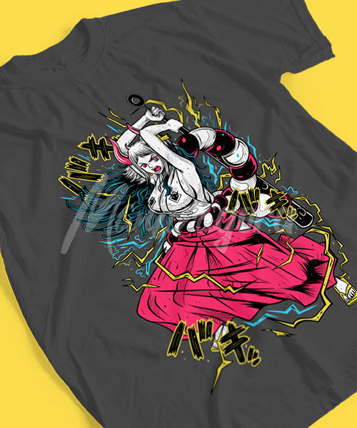 One-Piece-Yamato-en-Batalla-Tshirt