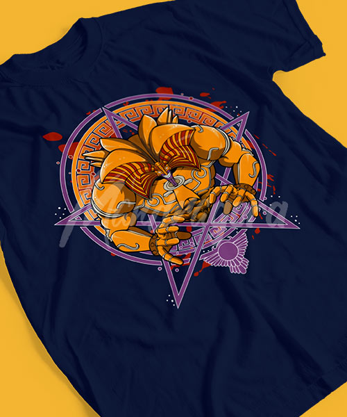 YU-GI-OH-Legendario-Exodia-es-Invocando-Tshirt-blue